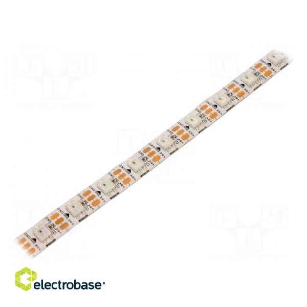 Programmable LED tape | RGB | 5050 | 5V | LED/m: 60 | 10mm | IP65 | 140°
