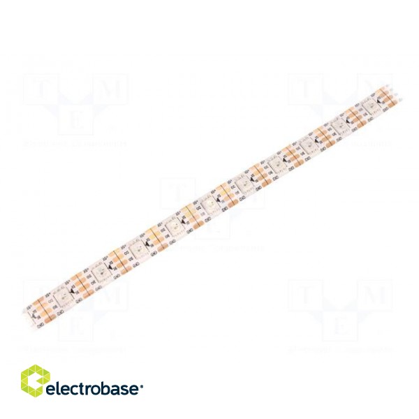 Programmable LED tape | RGB | 5050 | 5V | LED/m: 60 | 10mm | 140° | IP65 paveikslėlis 1