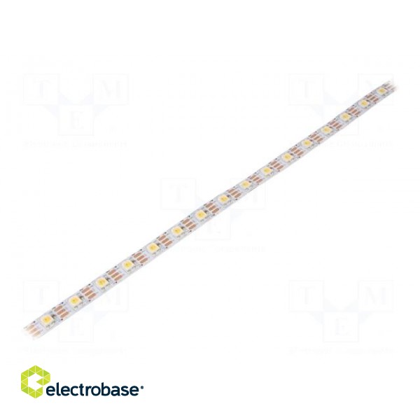 Programmable LED tape | RGB | 5050 | 5V | LED/m: 60 | 10mm | white PCB