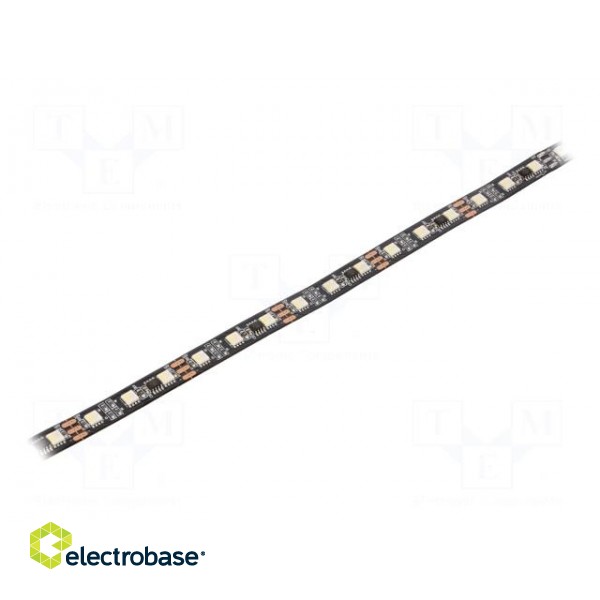Programmable LED tape | RGBW | 5050 | 12V | LED/m: 60 | 12mm | black PCB