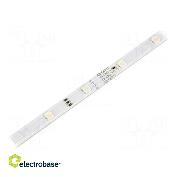 LED strip | 12V | RGB | W: 10mm | L: 300mm | 120° | Thk: 3mm | LED/m: 30 фото 1