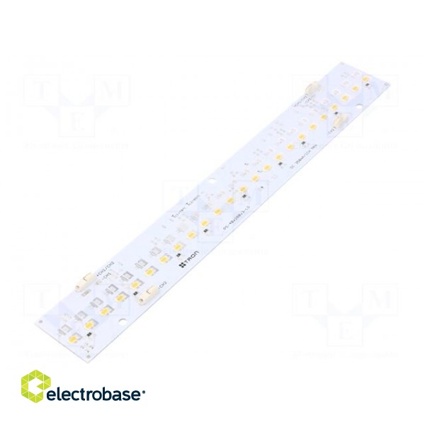 LED strip | 23V | white warm | W: 40mm | L: 280mm | No.of diodes: 24