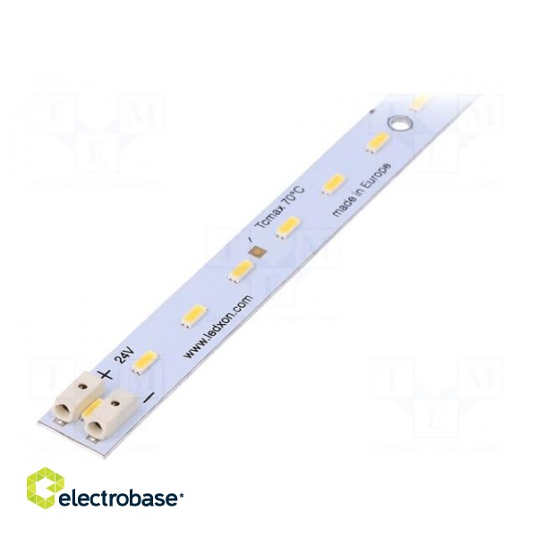 LED strip | 24V | white cold | W: 10mm | L: 300mm | CRImin: 90 | 120° | 5000K paveikslėlis 2
