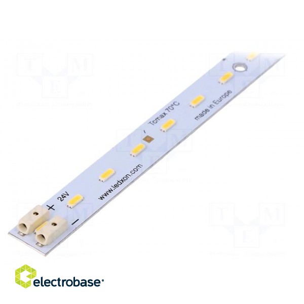 LED strip | 24V | white neutral | W: 10mm | L: 300mm | CRImin: 80 | 120° фото 2