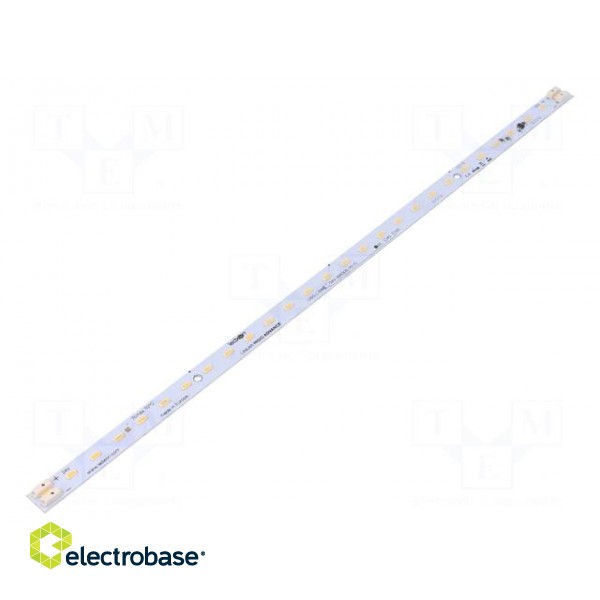 LED strip | 24V | white warm | W: 10mm | L: 300mm | CRImin: 90 | 120° | 3000K image 1