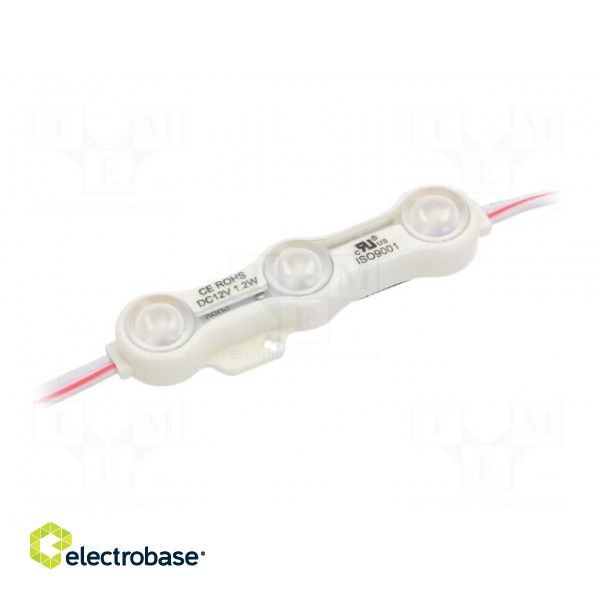 LED | green | 1.2W | IP68 | 12VDC | 160° | No.of diodes: 3 | 5730 | 66x15mm image 1