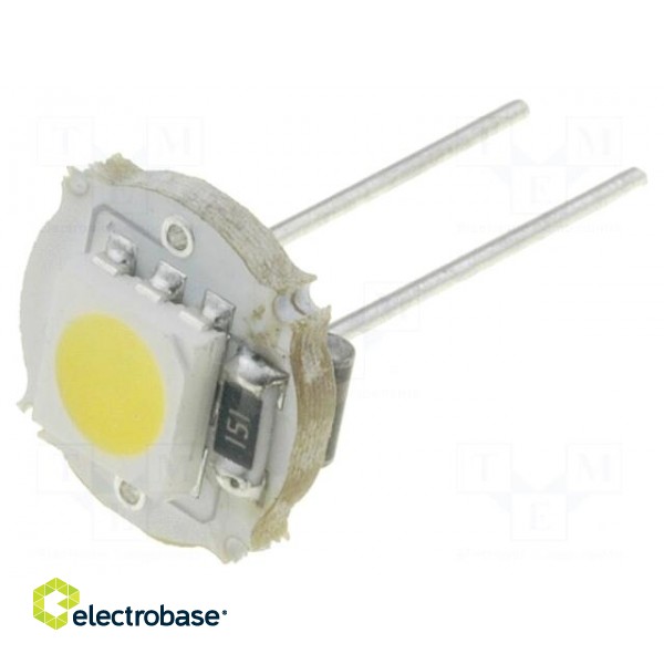 Module: LED | 240mW | 15lm | Colour: warm white | 12VDC | Cap: G4