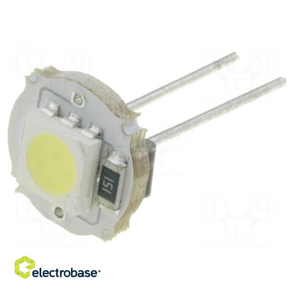 Module: LED | 240mW | 16lm | Colour: white | 12VDC | Cap: G4