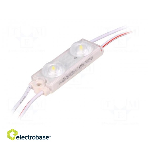 LED | white | 720mW | 7000K | 122lm | IP67 | 175° | No.of diodes: 2 | 2835
