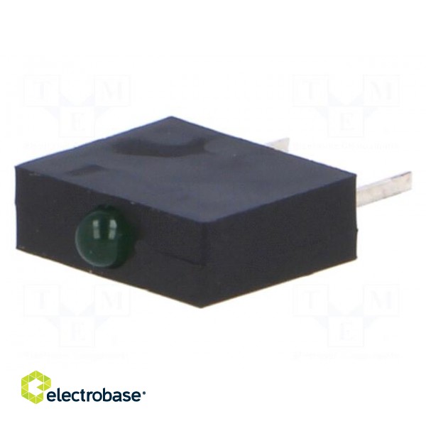 LED | horizontal,in housing | green | 1.8mm | No.of diodes: 1 | 20mA image 1