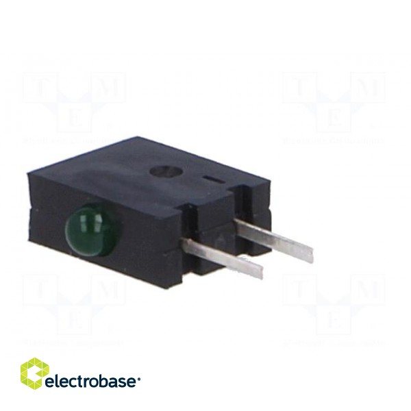 LED | horizontal,in housing | green | 1.8mm | No.of diodes: 1 | 20mA image 5
