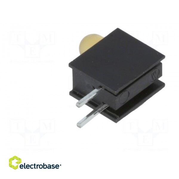 LED | in housing | amber | 3mm | No.of diodes: 1 | 20mA | 80° | 1.6÷2.6V image 6