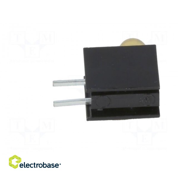 LED | in housing | amber | 3mm | No.of diodes: 1 | 20mA | 80° | 1.6÷2.6V image 7