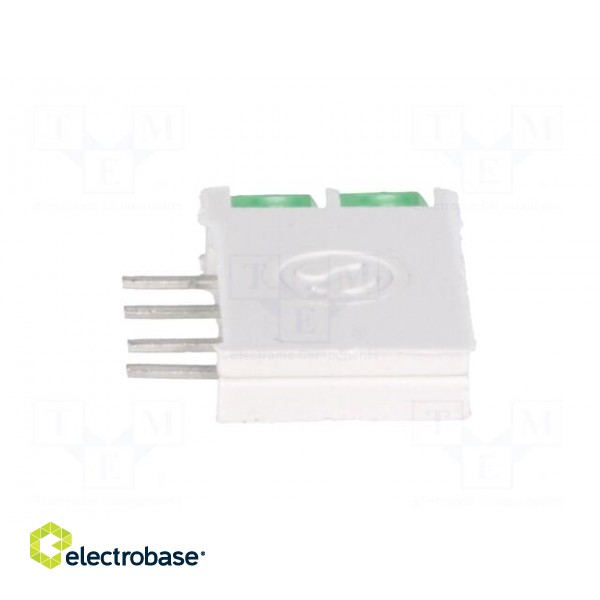 LED | in housing | green | 1.8mm | No.of diodes: 2 | 10mA | 38° | 2.1V image 5