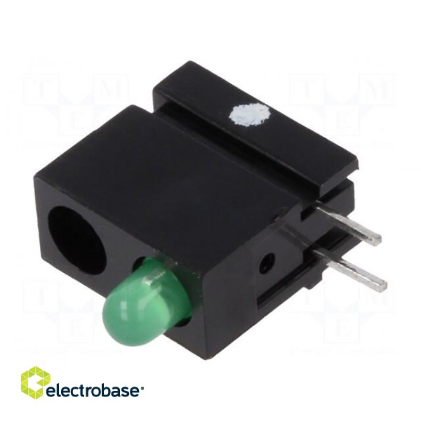 LED | in housing | green | 2.8mm | No.of diodes: 1 | 2mA | 60° | 1÷5mcd