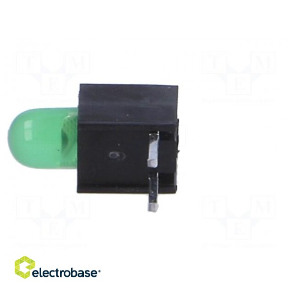 LED | in housing | green | 3.4mm | No.of diodes: 1 | 20mA | 60° | 2.2÷2.5V image 3