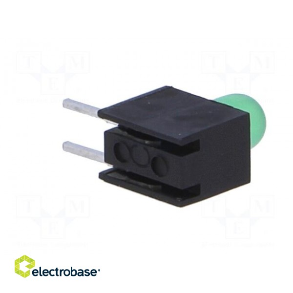 LED | in housing | green | 3.4mm | No.of diodes: 1 | 20mA | 60° | 2.2÷2.5V image 6