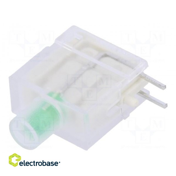 LED | in housing | green | 3.9mm | No.of diodes: 1 image 1