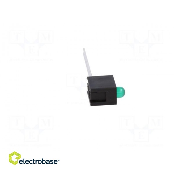 LED | in housing | green | 3mm | No.of diodes: 1 | 10mA | 60° | 1.5÷2.7V paveikslėlis 9