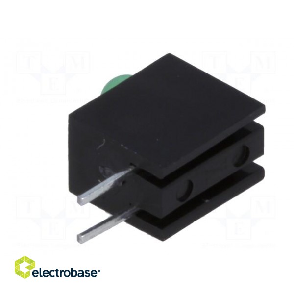 LED | in housing | green | 3mm | No.of diodes: 1 | 20mA | 40° | 2.2÷2.5V image 4
