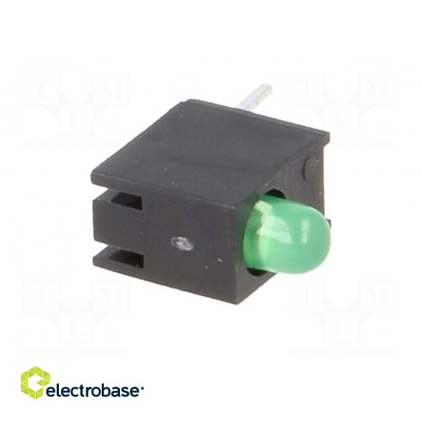 LED | in housing | green | 3mm | No.of diodes: 1 | 20mA | 40° | 2.2÷2.5V image 8