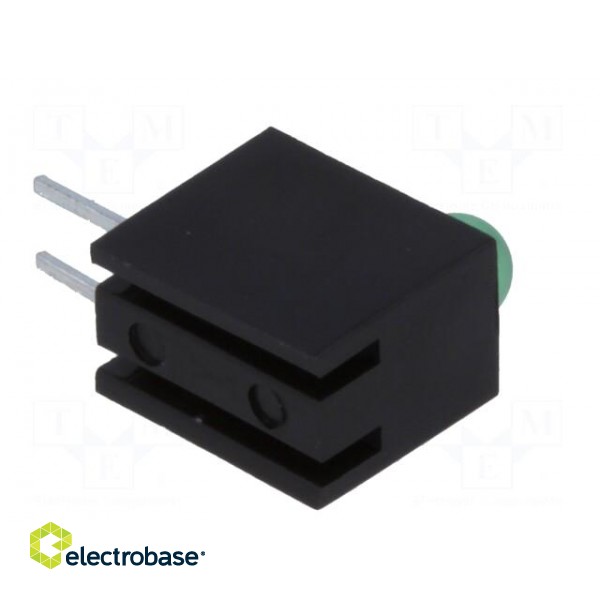 LED | in housing | green | 3mm | No.of diodes: 1 | 20mA | 40° | 2.2÷2.5V image 6