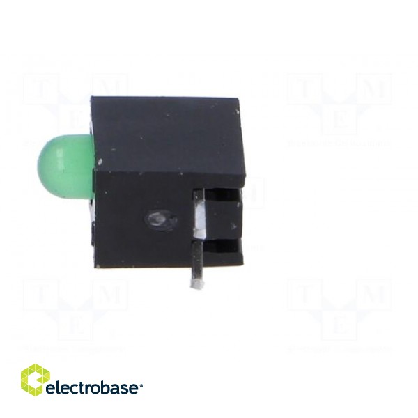 LED | in housing | green | 3mm | No.of diodes: 1 | 20mA | 60° | 2.2÷2.5V image 3