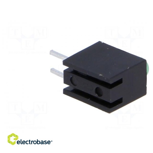 LED | in housing | green | 3mm | No.of diodes: 1 | 20mA | 60° | 2.2÷2.5V image 6