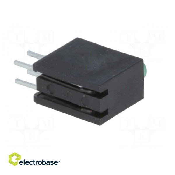 LED | in housing | green | 3mm | No.of diodes: 2 | 20mA | 60° | 2.2÷2.5V фото 8