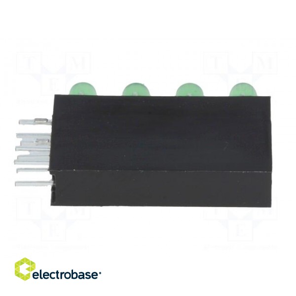 LED | in housing | green | 3mm | No.of diodes: 4 | 20mA | 80° | 1.6÷2.6V фото 7