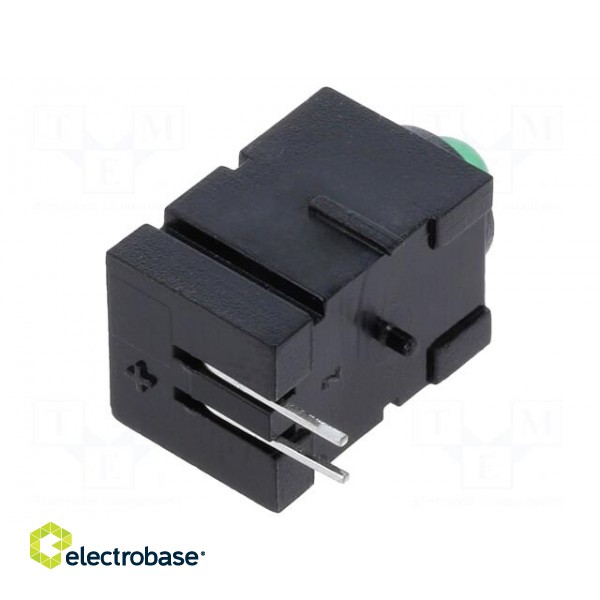 LED | in housing | green | 5mm | No.of diodes: 1 | 20mA | 60° | 15÷30mcd image 2