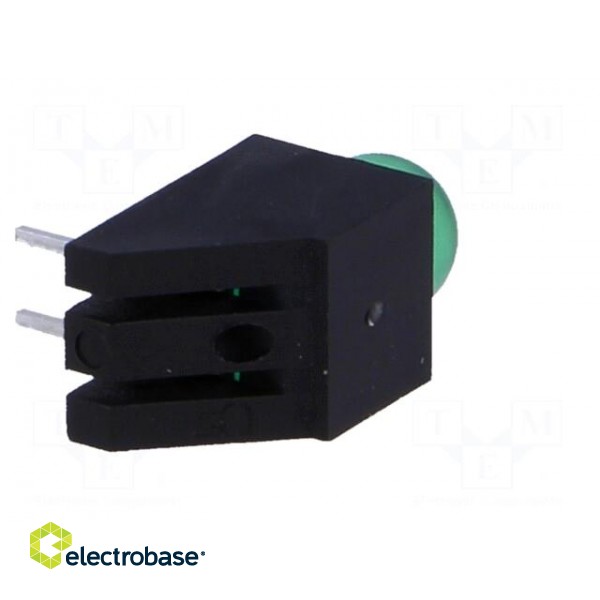 LED | in housing | green | 5mm | No.of diodes: 1 | 20mA | 60° | 2.2÷2.5V image 6