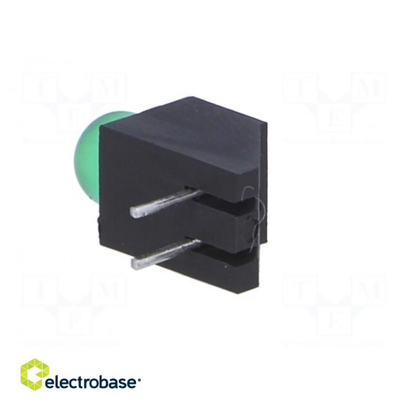 LED | in housing | green | 5mm | No.of diodes: 1 | 20mA | 60° | 2.2÷2.5V paveikslėlis 4