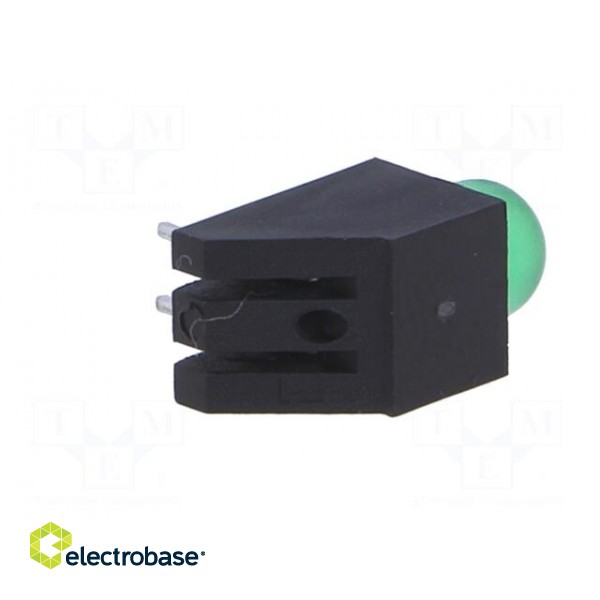 LED | in housing | green | 5mm | No.of diodes: 1 | 20mA | 60° | 2.2÷2.5V image 6