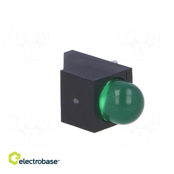 LED | in housing | green | 5mm | No.of diodes: 1 | 20mA | 60° | 2.2÷2.5V paveikslėlis 8