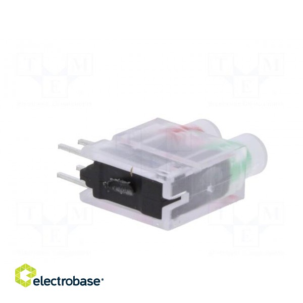 LED | in housing | green/red | 3.9mm | No.of diodes: 2 | 20mA | 40° paveikslėlis 6