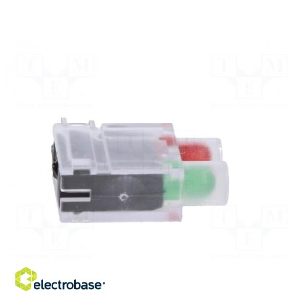 LED | in housing | green/red | 3.9mm | No.of diodes: 2 | 20mA | 40° paveikslėlis 7