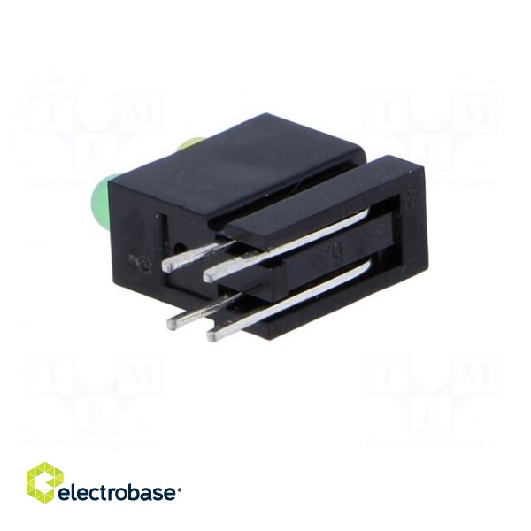 LED | in housing | green,yellow | 3mm | No.of diodes: 2 | 20mA image 4