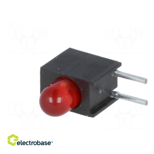 LED | in housing | red | 3.4mm | No.of diodes: 1 | 20mA | 60° | 2÷2.5V image 4