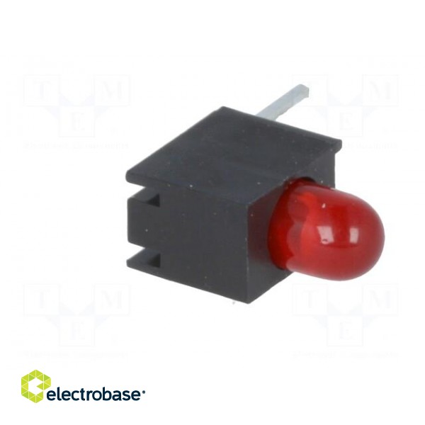 LED | in housing | red | 3.4mm | No.of diodes: 1 | 20mA | 60° | 2÷2.5V image 2