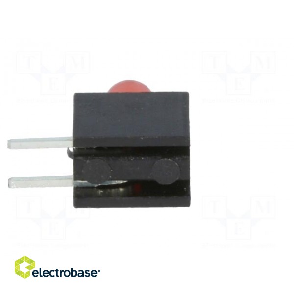 LED | in housing | red | 3mm | No.of diodes: 1 | 20mA | Lens: diffused | 30° image 7