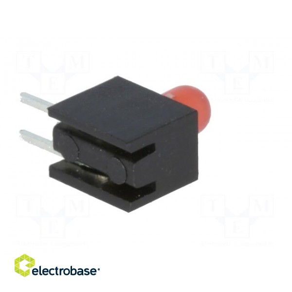LED | in housing | red | 3mm | No.of diodes: 1 | 20mA | Lens: diffused | 30° image 8
