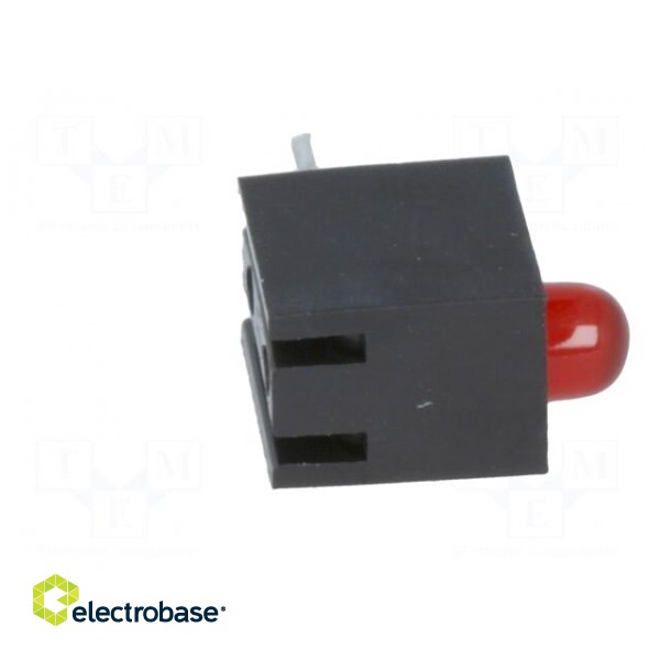 LED | in housing | red | 3mm | No.of diodes: 1 | 20mA | Lens: diffused,red paveikslėlis 9