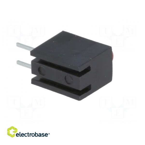 LED | in housing | red | 3mm | No.of diodes: 1 | 20mA | Lens: red,diffused image 8