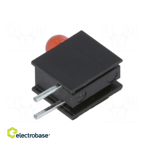 LED | in housing | red | 3mm | No.of diodes: 1 | 20mA | Lens: diffused,red image 6