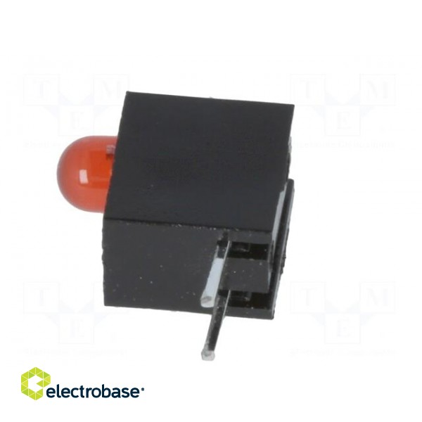 LED | in housing | red | 3mm | No.of diodes: 1 | 20mA | Lens: diffused,red image 5