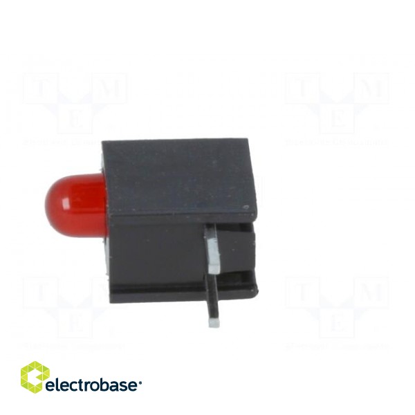 LED | in housing | red | 3mm | No.of diodes: 1 | 20mA | Lens: red,diffused фото 5