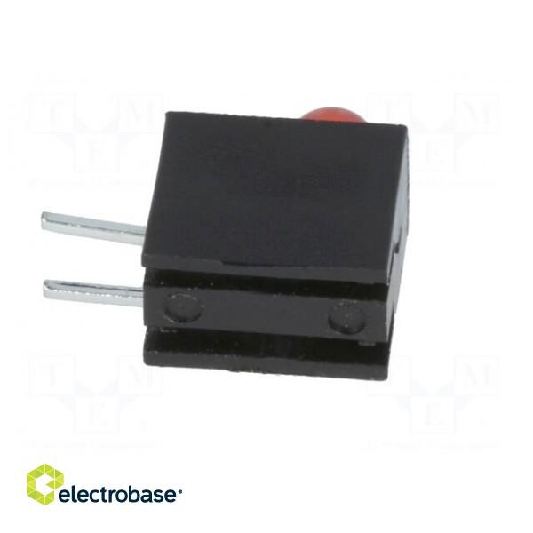 LED | in housing | red | 3mm | No.of diodes: 1 | 20mA | Lens: diffused,red image 7
