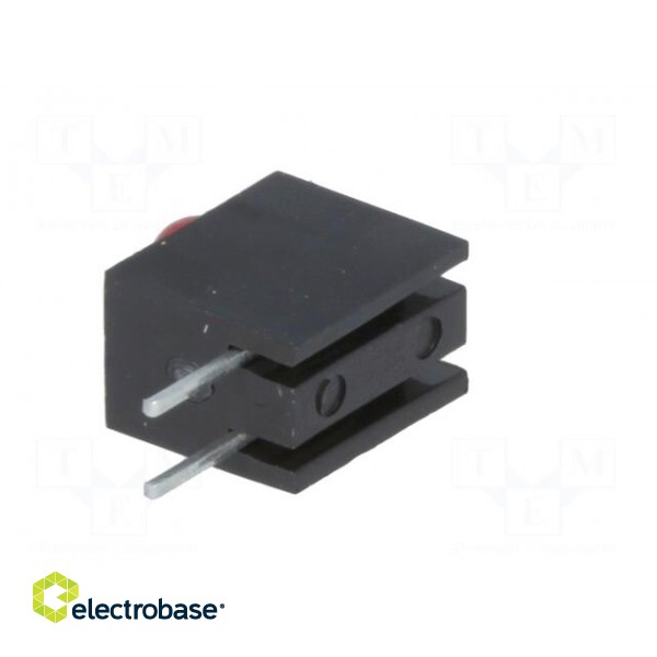 LED | in housing | red | 3mm | No.of diodes: 1 | 20mA | Lens: red,diffused image 6