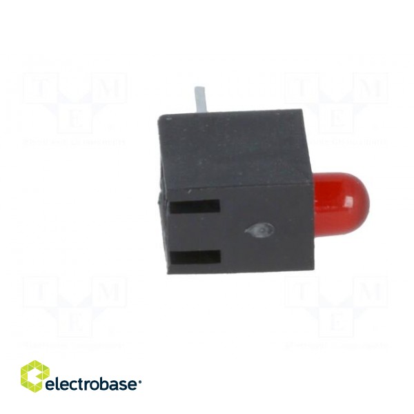 LED | in housing | red | 3mm | No.of diodes: 1 | 20mA | Lens: red,diffused фото 9